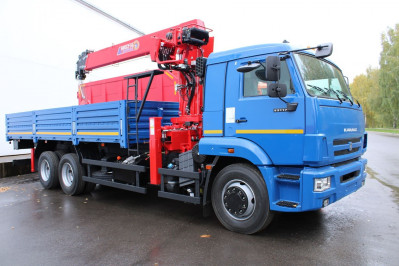 Кран-манипулятор КМУ HORYONG HRS 216 на шасси КАМАЗ-65117-3010-48