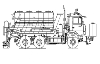Комбинированная дорожная машина ЭД 405A
