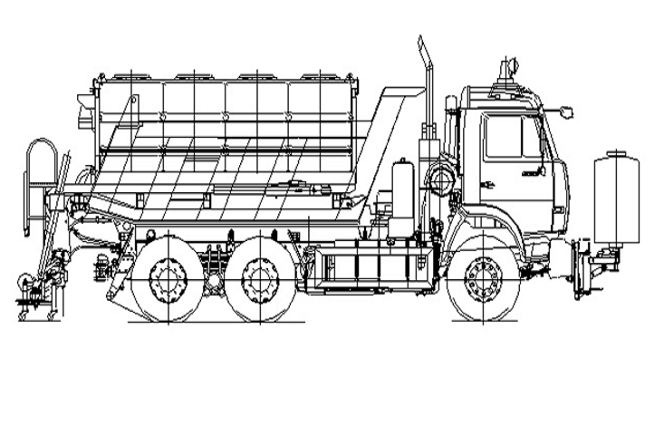 Комбинированная дорожная машина ЭД 405A — 2