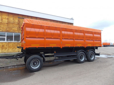 Автопоезд зерновоз КамАЗ, 55м&sup3; облегченный